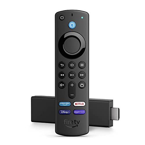 Amazon Fire TV Stick 4K, Streaming in brillanter 4K-Qualität, Steuerungsoptionen für den Fernseher und Smart-Home-Geräte, Free- und Live-TV (1. Generation)*