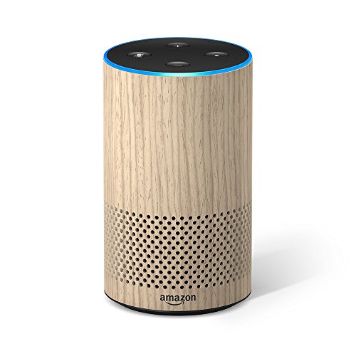 Amazon Echo (2. Gen.), Intelligenter Lautsprecher mit Alexa, Eiche Optik