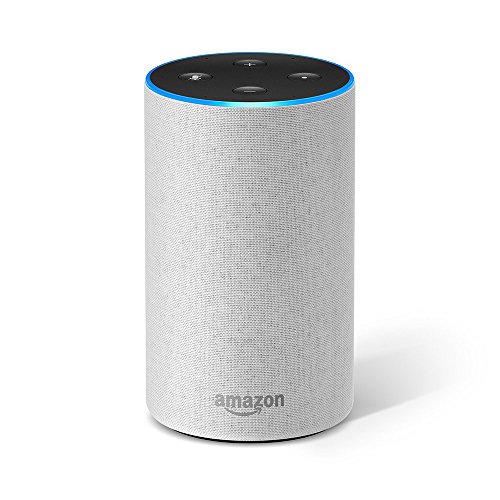 Amazon Echo (2. Gen.), Intelligenter Lautsprecher mit Alexa, Sandstein Stoff