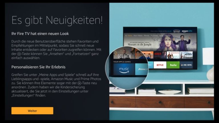 Amazon Fire TV Software Update Version 5.2.4.0 – Interessante